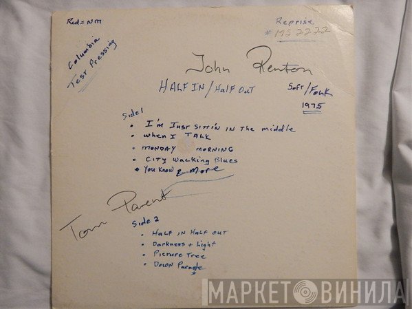 John Renton  - Half In Half Out