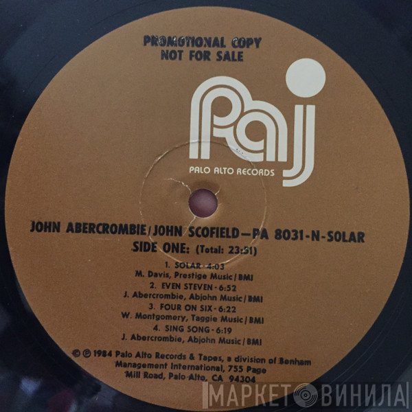 John Scofield & John Abercrombie  - Solar