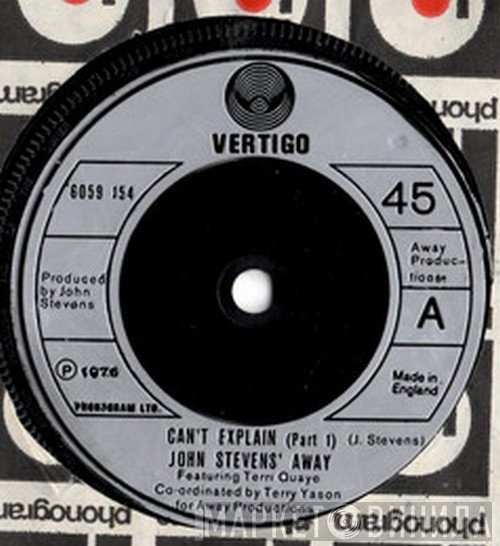 John Stevens' Away - Can't Explain