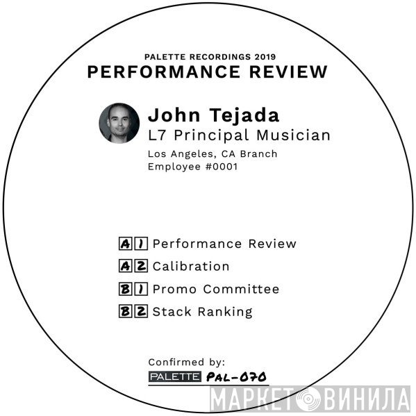 John Tejada  - Performance Review