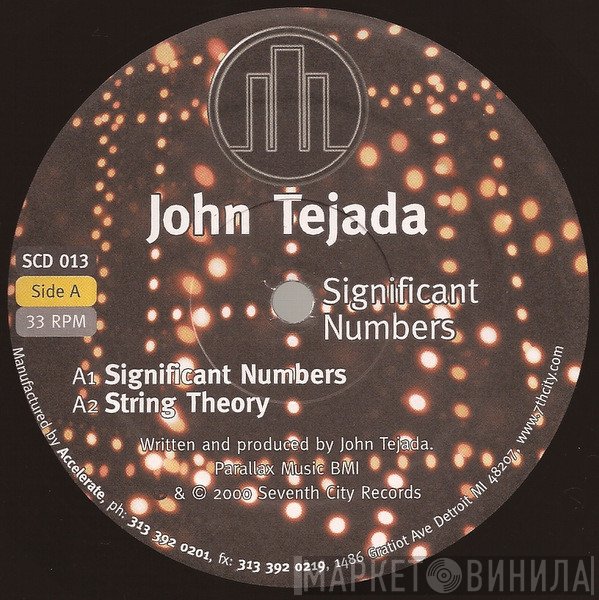 John Tejada  - Significant Numbers