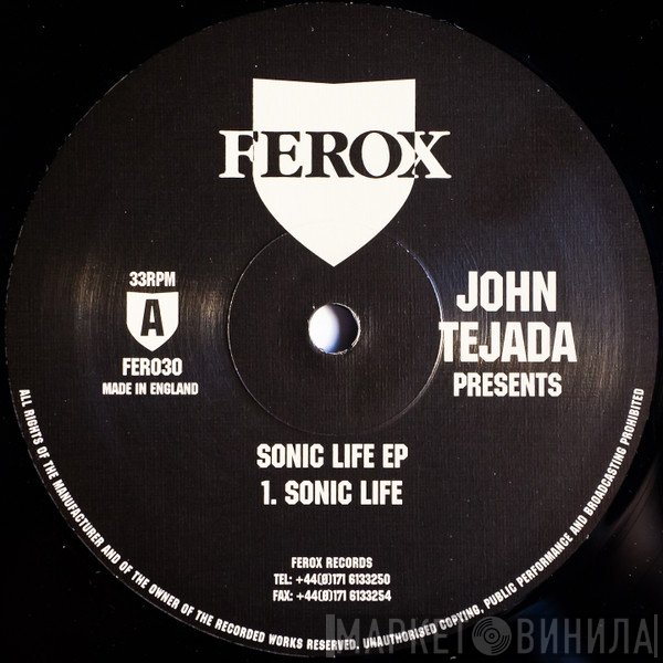 John Tejada  - Sonic Life EP