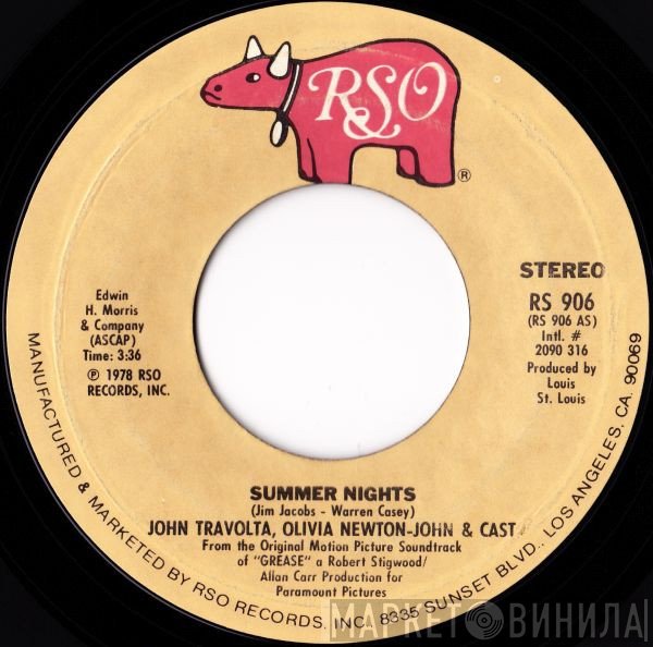 John Travolta, Olivia Newton-John, "Grease" Cast, Louis St. Louis - Summer Nights / Rock 'N' Roll Party Queen