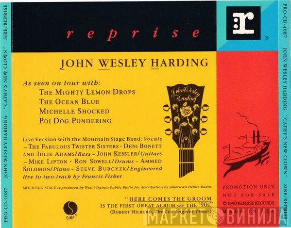 John Wesley Harding - Cathy's New Clown