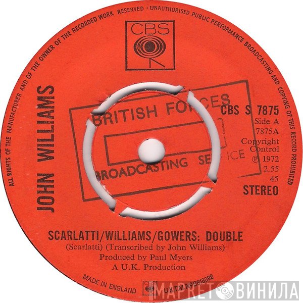 John Williams  - Scarlatti/Williams/Gower: Double