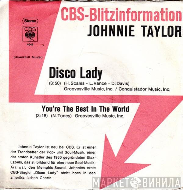 Johnnie Taylor  - Disco Lady