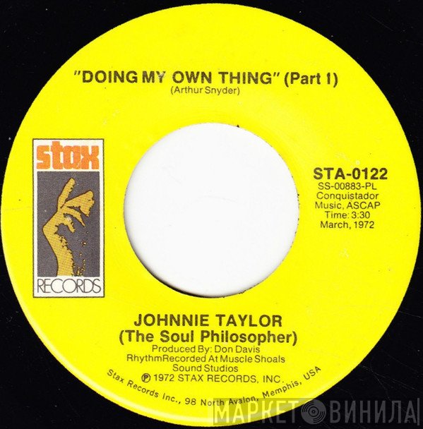 Johnnie Taylor - Doing My Own Thing