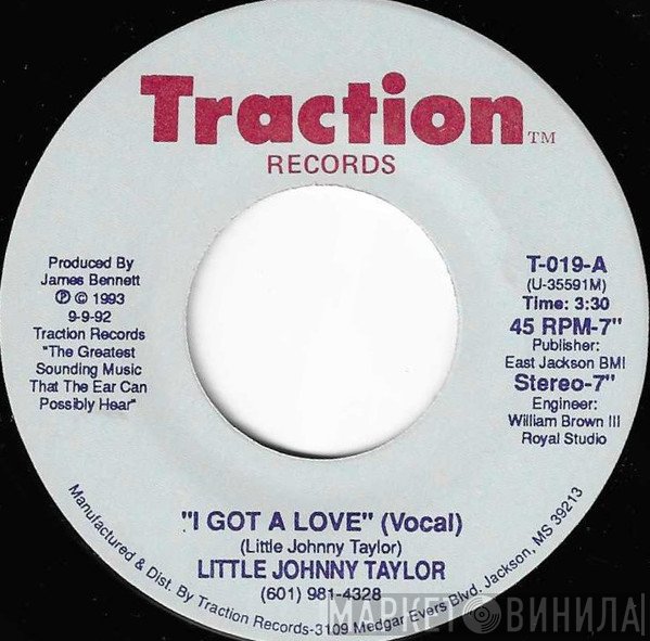 Johnnie Taylor - I Got A Love