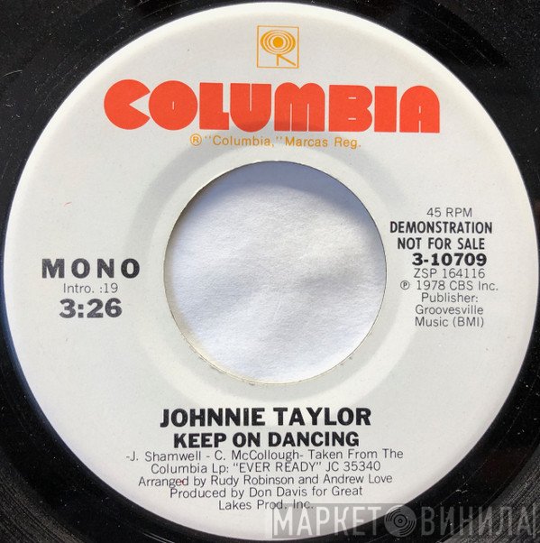 Johnnie Taylor - Keep On Dancing