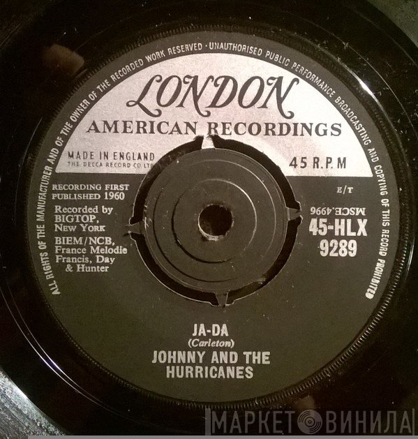 Johnny And The Hurricanes - Ja-Da / Mr. Lonely