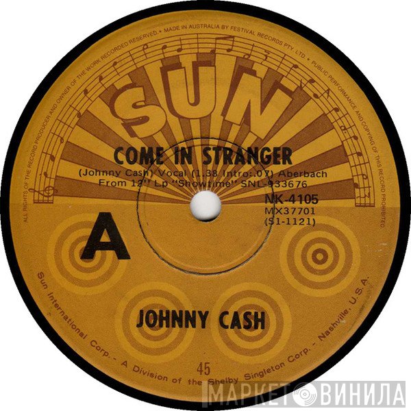 Johnny Cash  - Come In Stranger