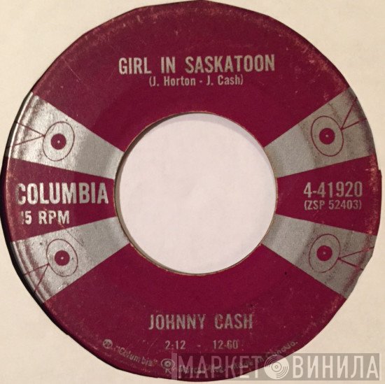 Johnny Cash  - Girl In Saskatoon