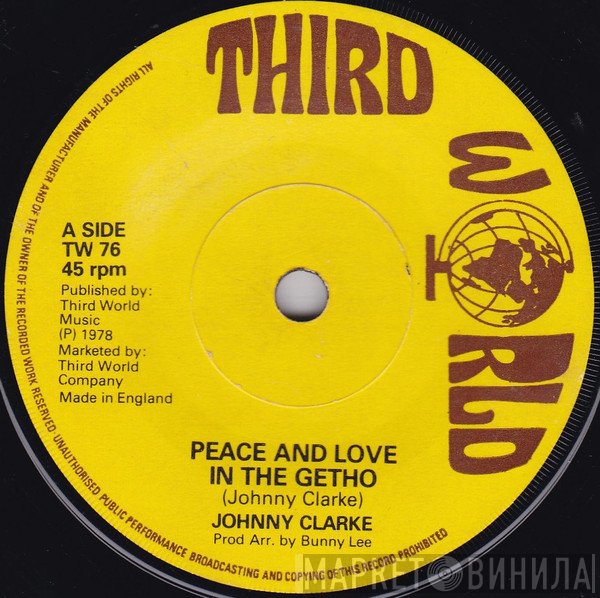Johnny Clarke - Peace And Love In The Ghetto