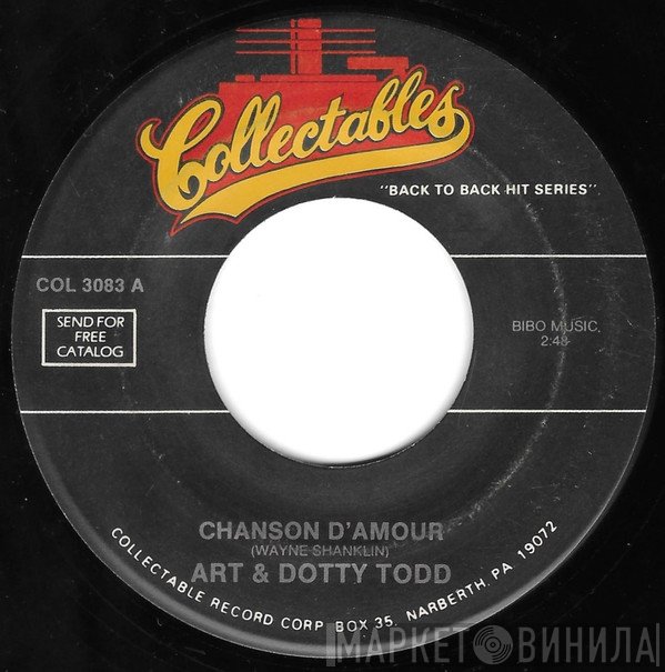 Johnny Crawford, Art And Dotty Todd - Chanson D'Amour / Cindy's Birthday