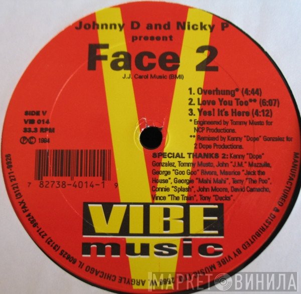 Johnny D & Nicky P - Face 2 EP