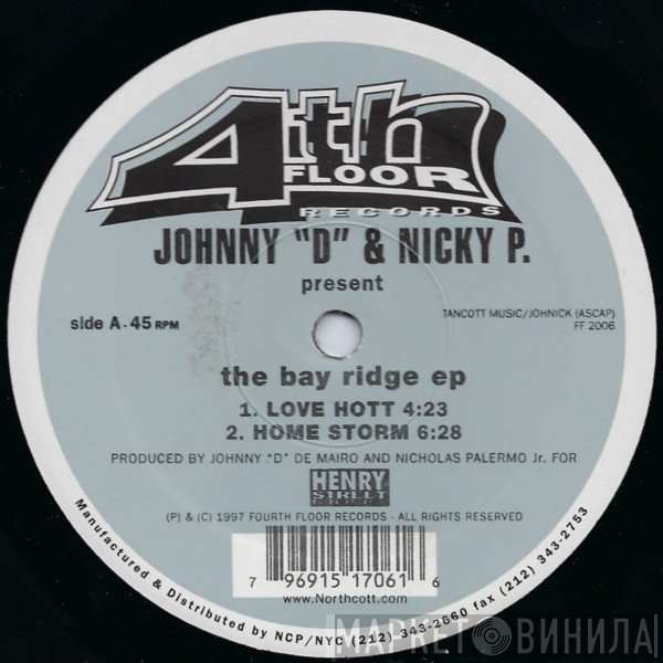 Johnny D & Nicky P - The Bay Ridge EP
