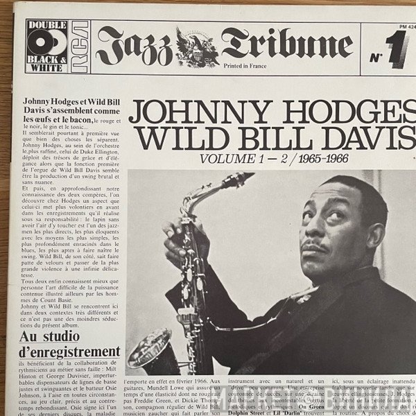 Johnny Hodges, Wild Bill Davis - Johnny Hodges And Wild Bill Davis (Volume 1 - 2 / 1965 - 1966)