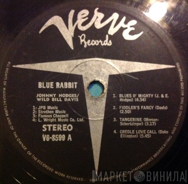 Johnny Hodges - Wild Bill Davis  - Blue Rabbit