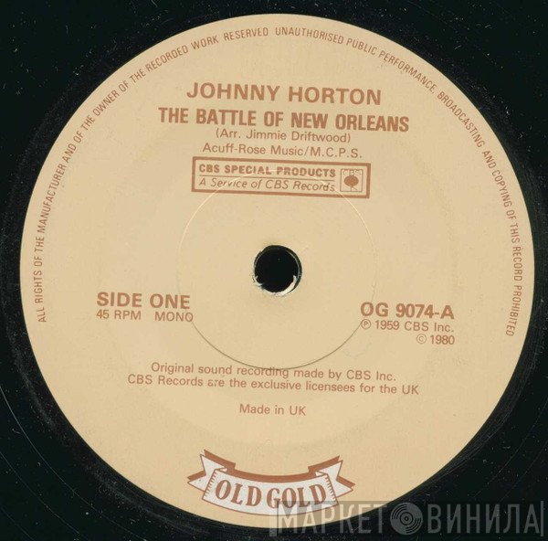 Johnny Horton, Stonewall Jackson - The Battle Of New Orleans  /  Waterloo