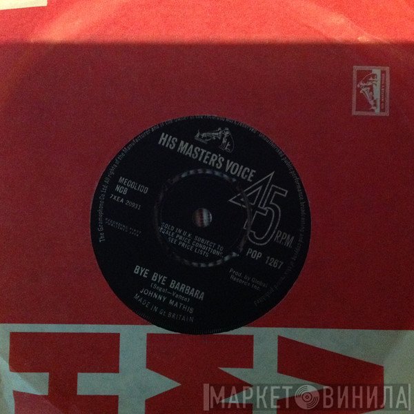 Johnny Mathis - Bye Bye Barbara