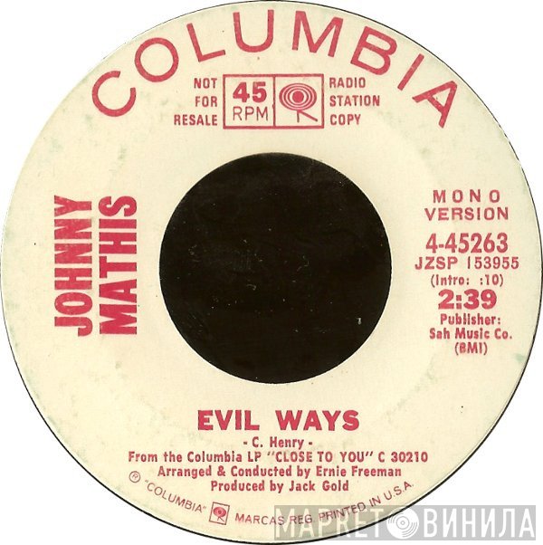 Johnny Mathis  - Evil Ways