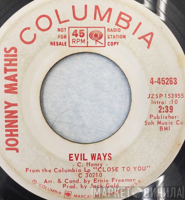 Johnny Mathis  - Evil Ways