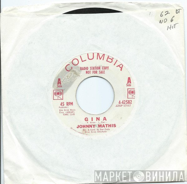 Johnny Mathis  - Gina