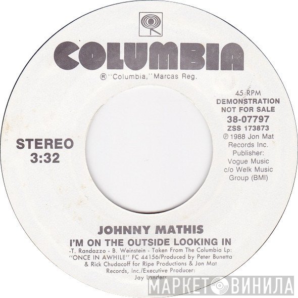 Johnny Mathis  - I'm On The Outside Looking In
