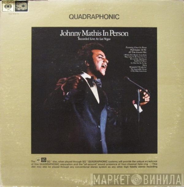 Johnny Mathis - In Person - Recorded Live At Las Vegas