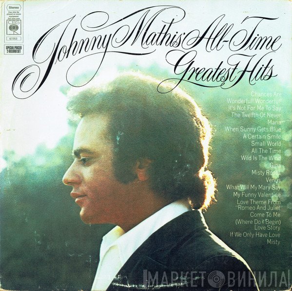 Johnny Mathis - Johnny Mathis' All-Time Greatest Hits