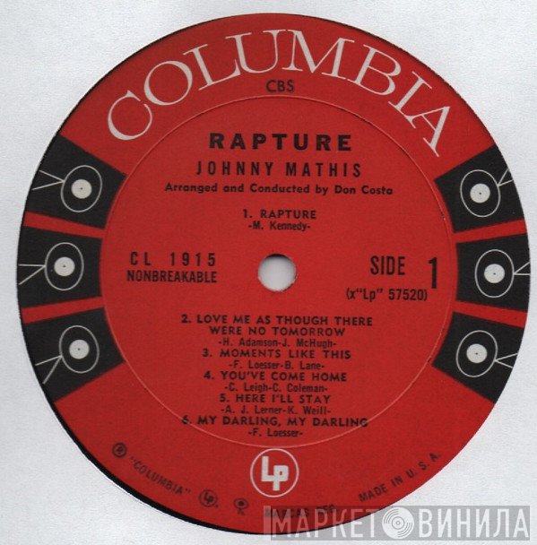 Johnny Mathis  - Rapture