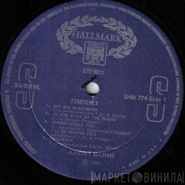 Johnny Mathis  - Tenderly