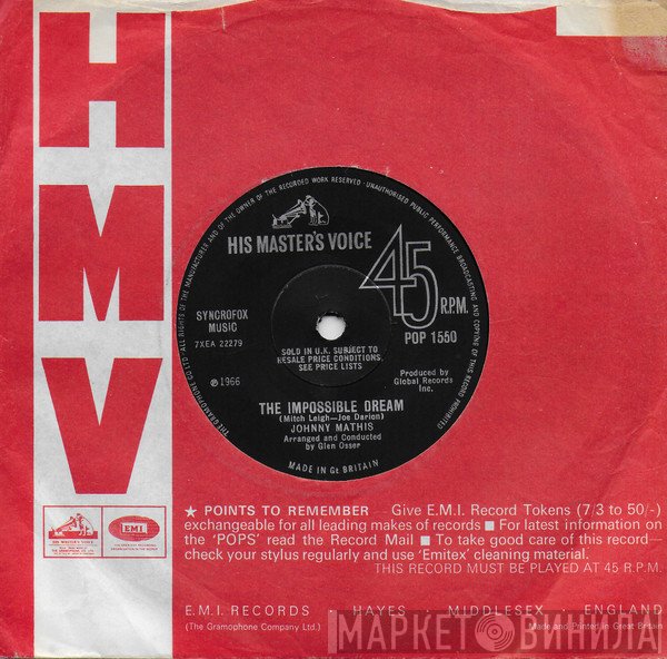 Johnny Mathis  - The Impossible Dream