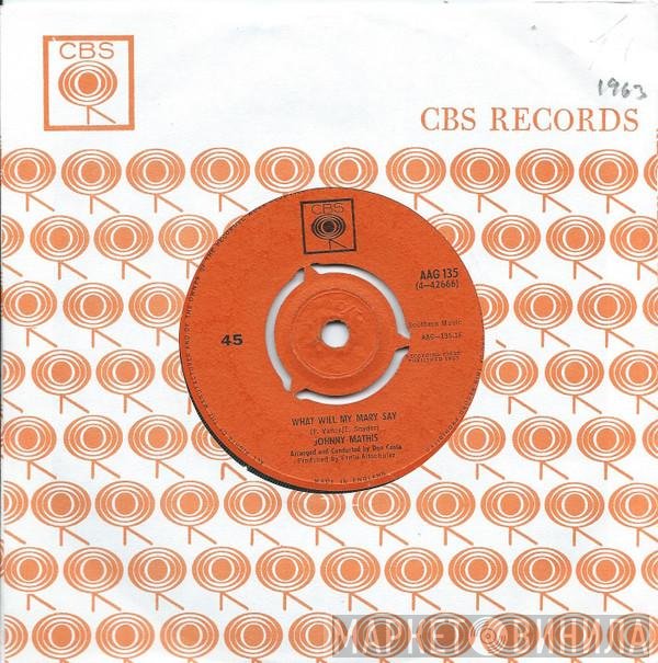 Johnny Mathis - What Will My Mary Say
