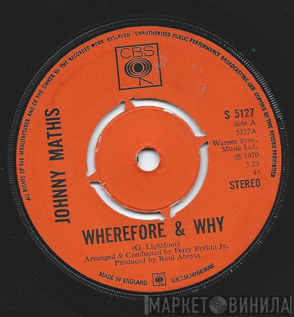 Johnny Mathis  - Wherefore & Why