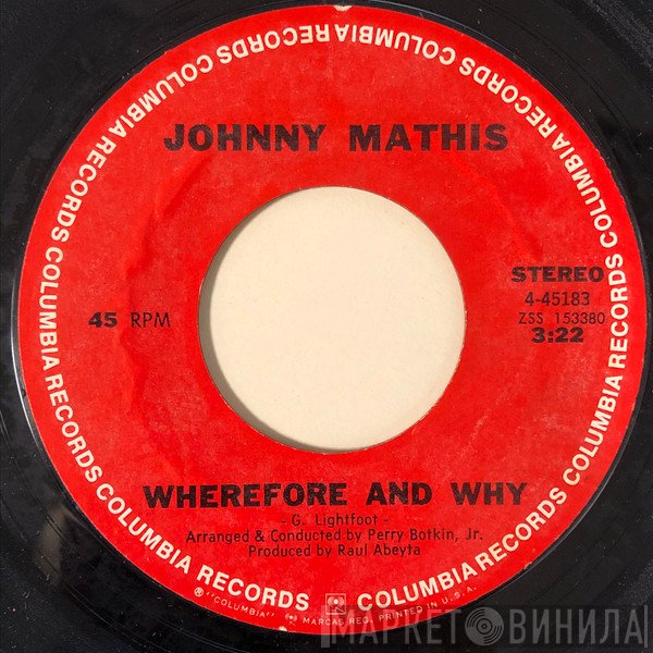 Johnny Mathis  - Wherefore And Why
