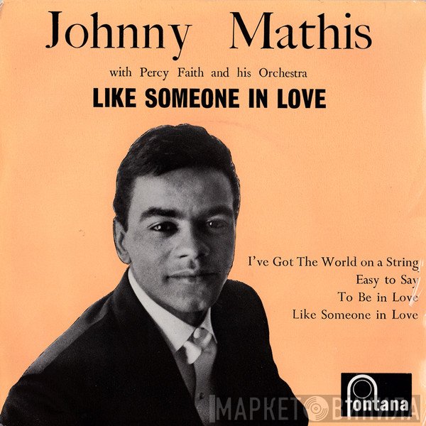 Johnny Mathis With Percy Faith & His Orchestra  - Like Someone In Love
