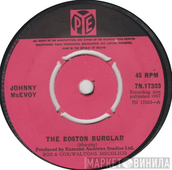 Johnny McEvoy - The Boston Burglar