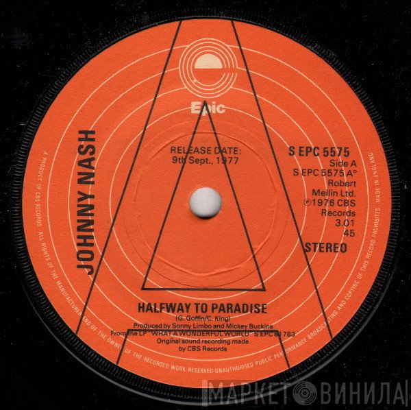 Johnny Nash - Halfway To Paradise
