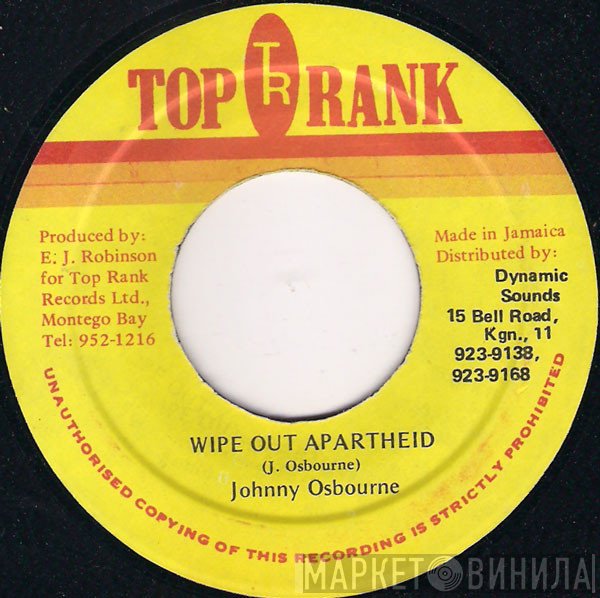 Johnny Osbourne, Top Rank Gang - Wipe Out Apartheid / Anti-Apartheid
