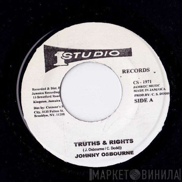 Johnny Osbourne  - Truths & Rights / Let Me In