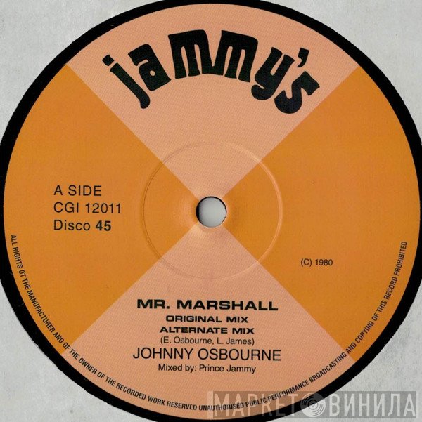 Johnny Osbourne - Mr Marshall