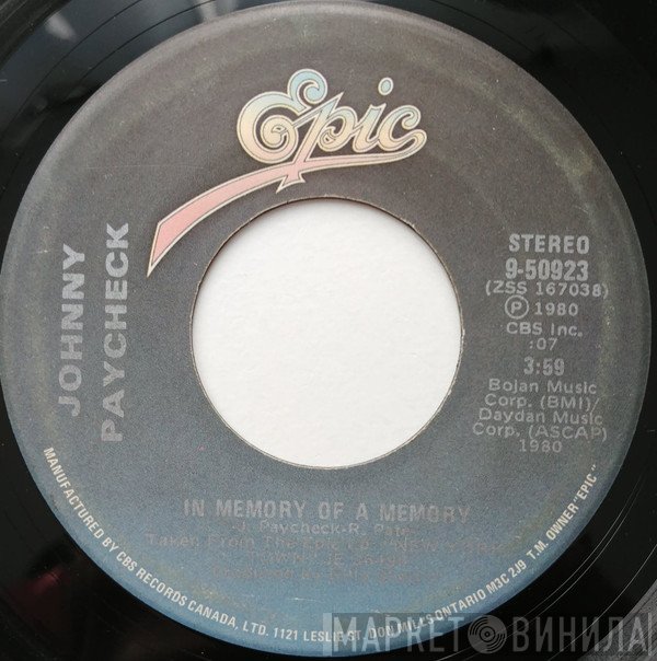 Johnny Paycheck  - In Memory Of A Memory