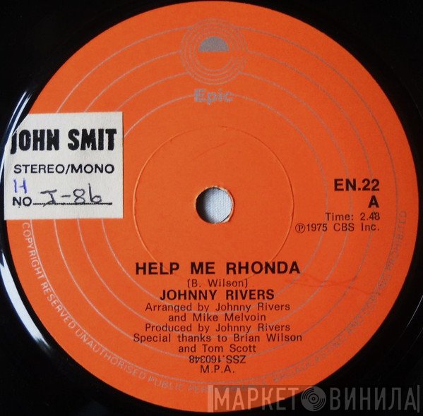 Johnny Rivers  - Help Me Rhonda