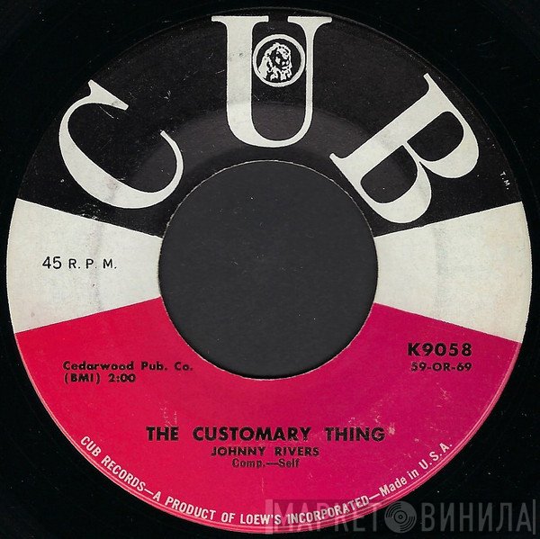 Johnny Rivers  - The Customary Thing