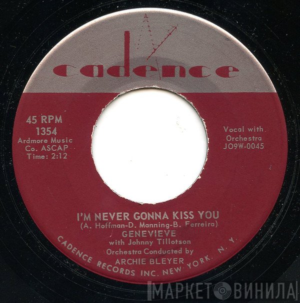 Johnny Tillotson, Geneviève - I'm Never Gonna Kiss You / Cherie, Cherie