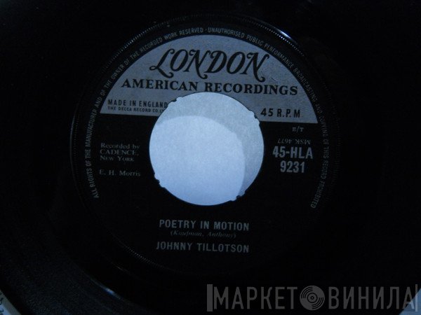 Johnny Tillotson  - Poetry In Motion / Princess, Princess
