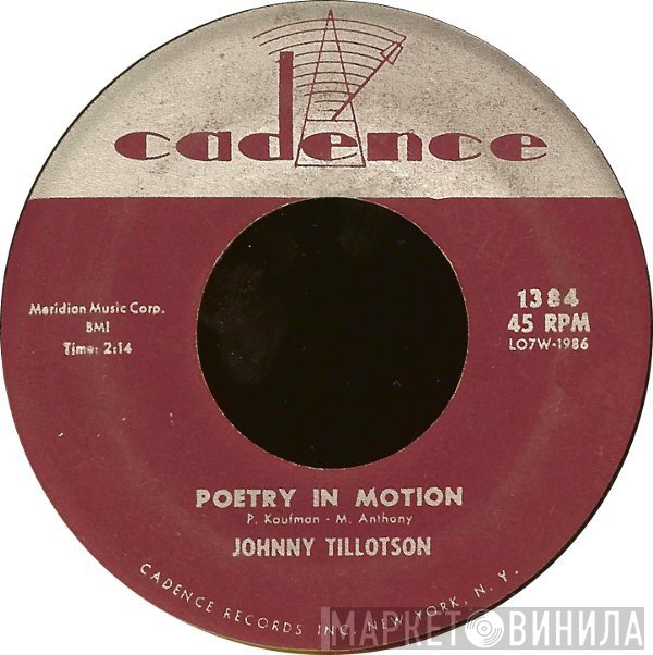 Johnny Tillotson  - Poetry In Motion / Princess, Princess