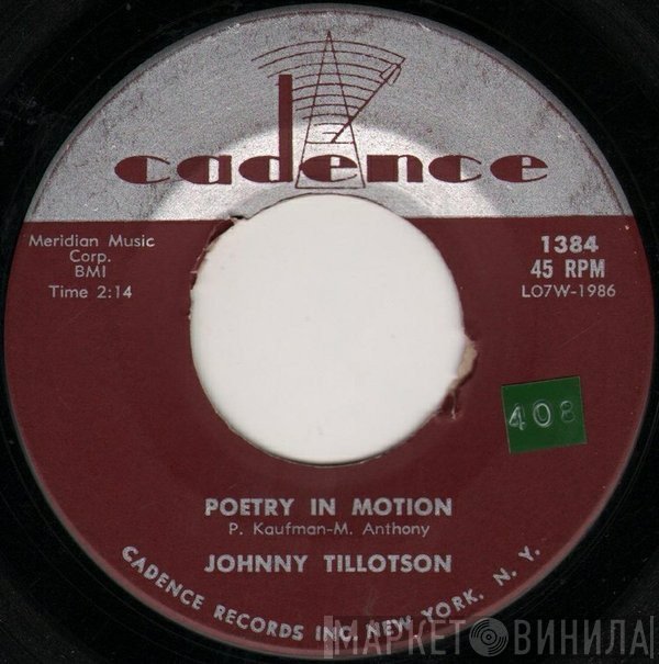 Johnny Tillotson  - Poetry In Motion / Princess, Princess
