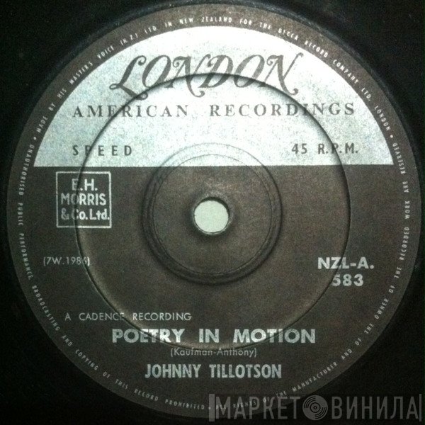 Johnny Tillotson  - Poetry In Motion / Princess, Princess